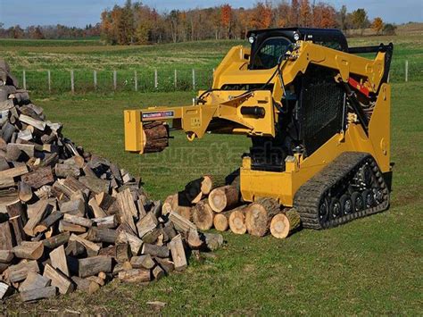 wooden skid steer splitters